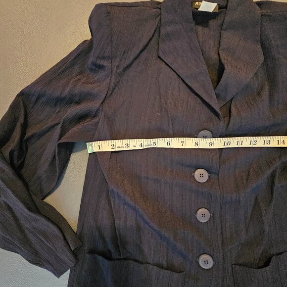 AB Sport Black Blouse - Picture 2 of 6